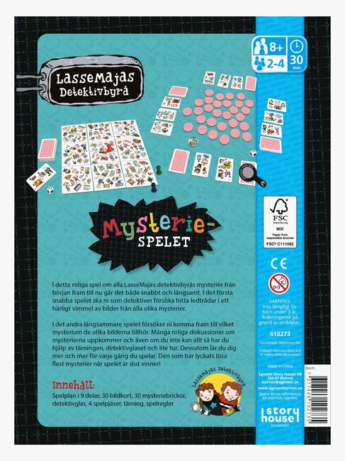 Kärnan Spel LasseMajas detektivbyrå Mysteriespelet