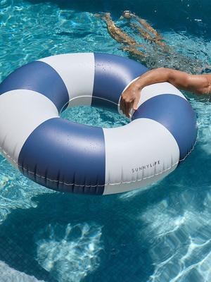 SUNNYLiFE Badring, Navy Stripe