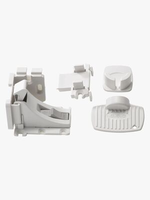 BabyDan Magnetverschluss Schrank 2er-Pack, White