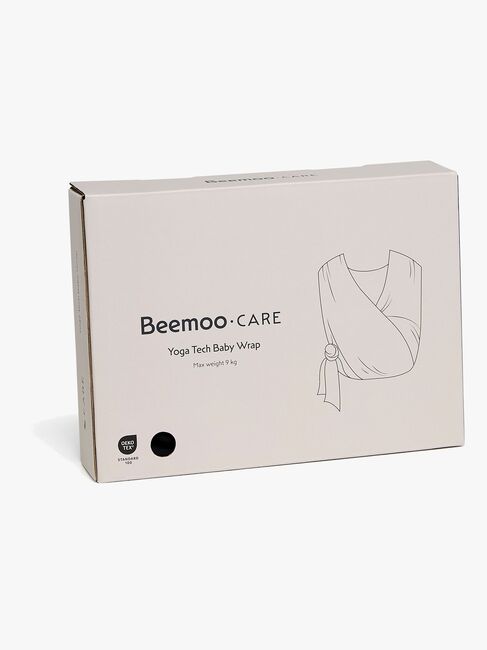 Beemoo CARE Yoga Tech Bärsjal, Noir Black