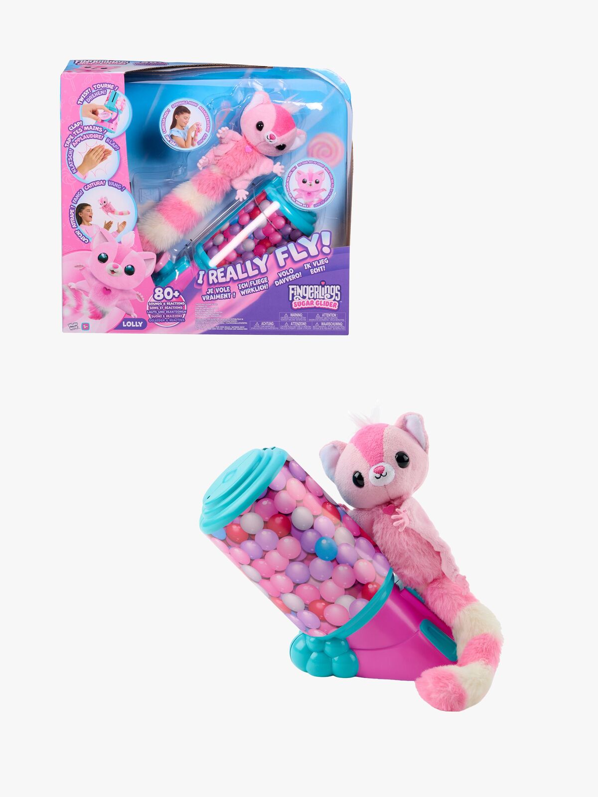 Fingerlings  Interaktivt Gosedjur Sugar Glider