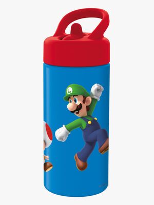 Super Mario Vattenflaska 410ml, Blå