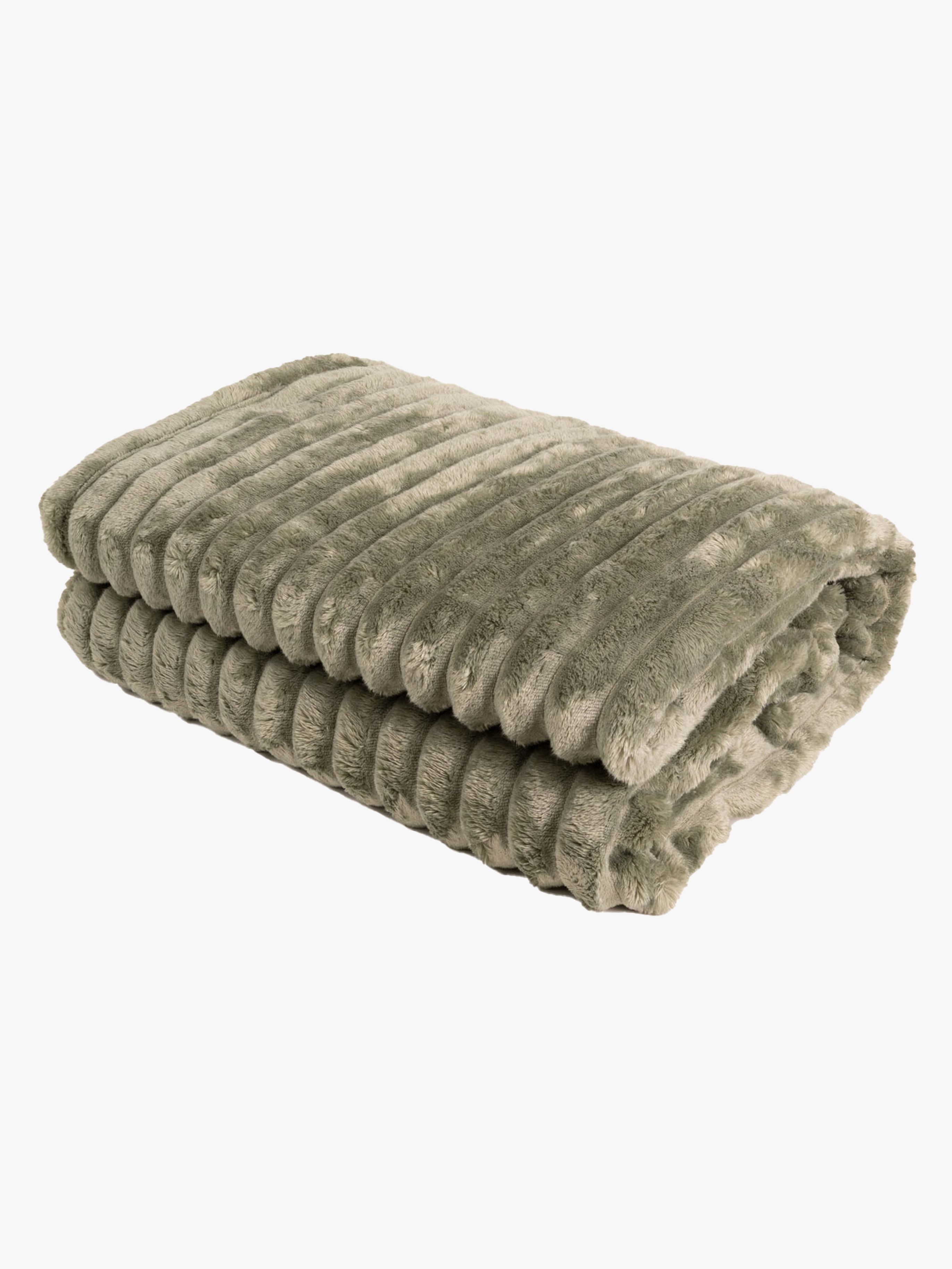 KMCarpets Stripe Pläd 130x170, Grön