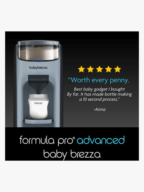 Baby Brezza Formula Pro Advanced Mjölkersättning- och Vällingmaskin, Slate