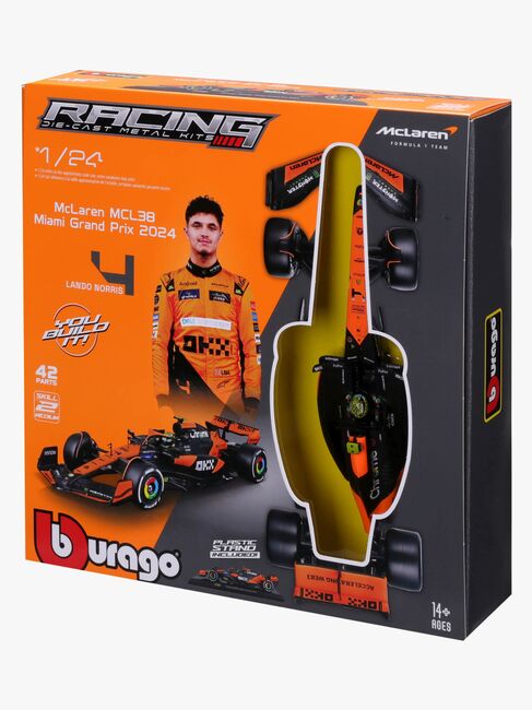 Bburago F1 Mclaren MCL38 Modellkit Norris #4 1:24