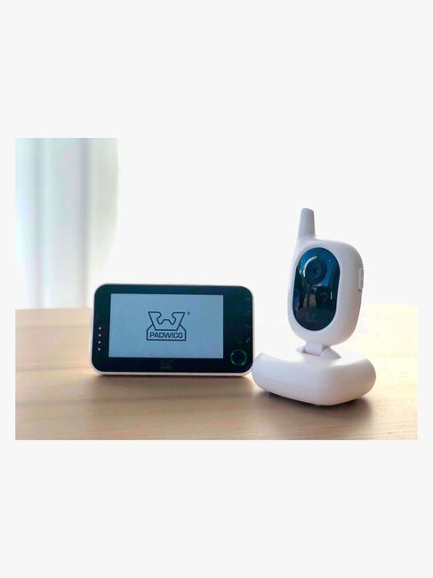 Padwico V8 Babyvakt med Laddningsbart Batteri, White