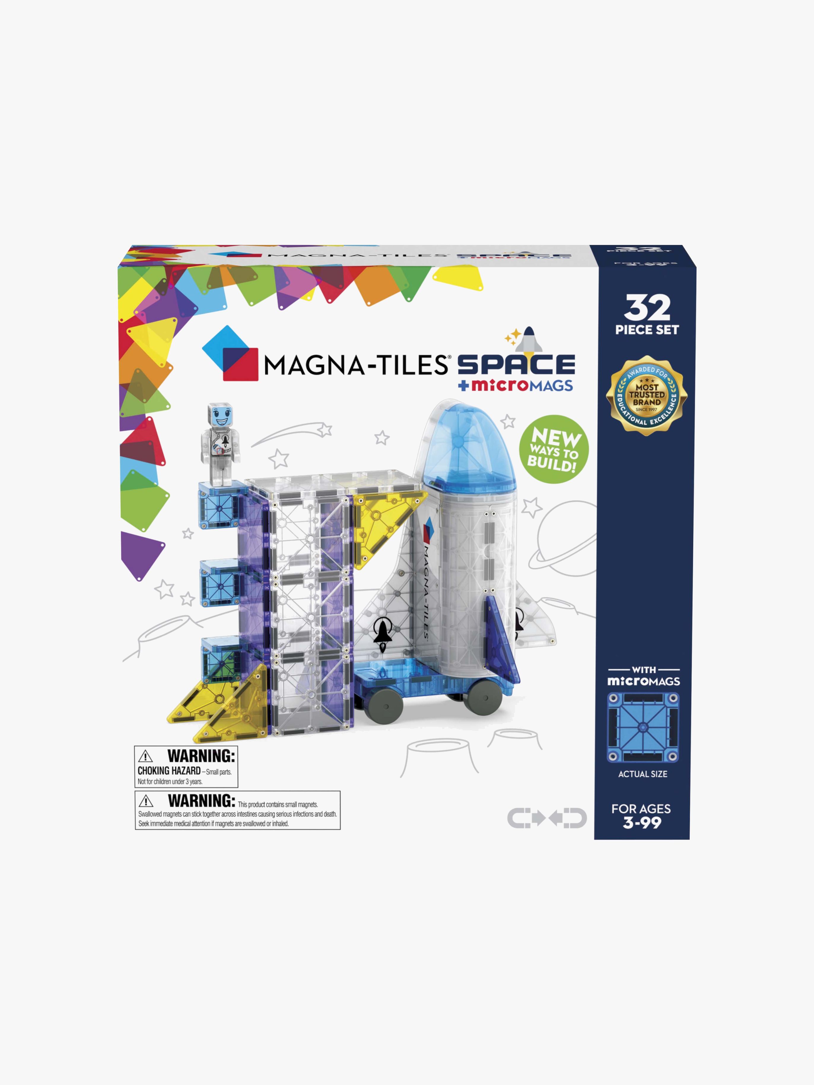 Magna-Tiles Space 32 delar – magnetiska byggsatser för kreativitet