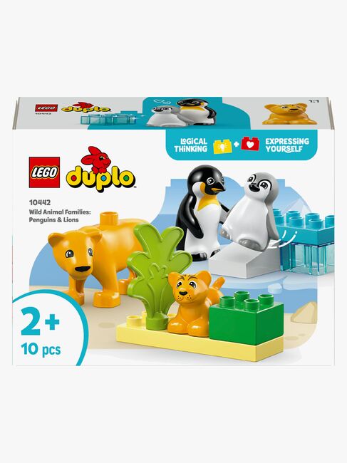 LEGO DUPLO Town 10442 Vilda djurfamiljer: Pingviner och lejon