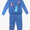 Disney Lilo & Stitch Tröja Och Byxor Set, Blå