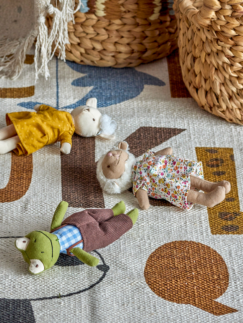 Bloomingville MINI Mjukdjur Djurvänner