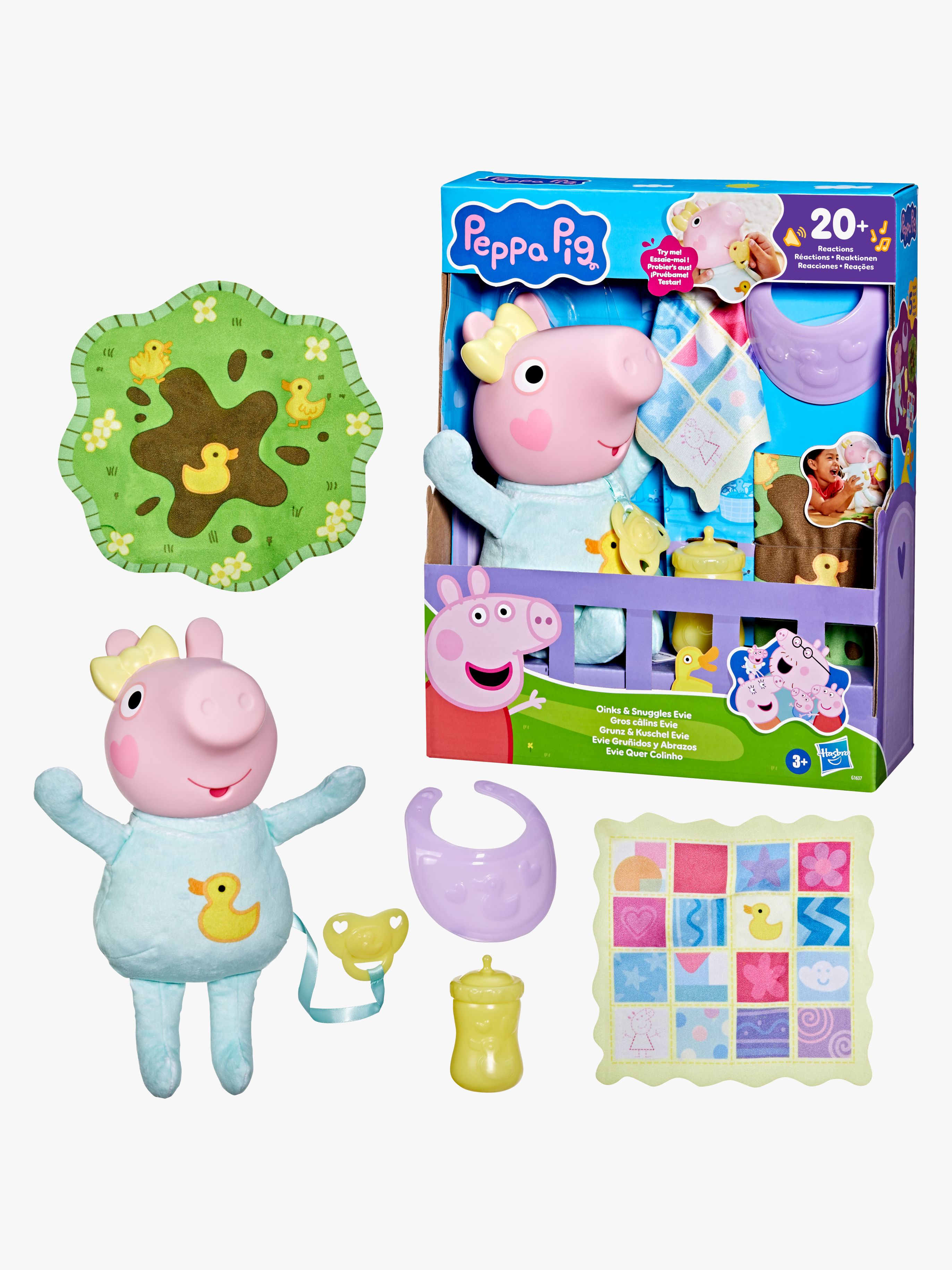 Greta Gris Oinks &  Snuggles Interaktiv Docka Evie