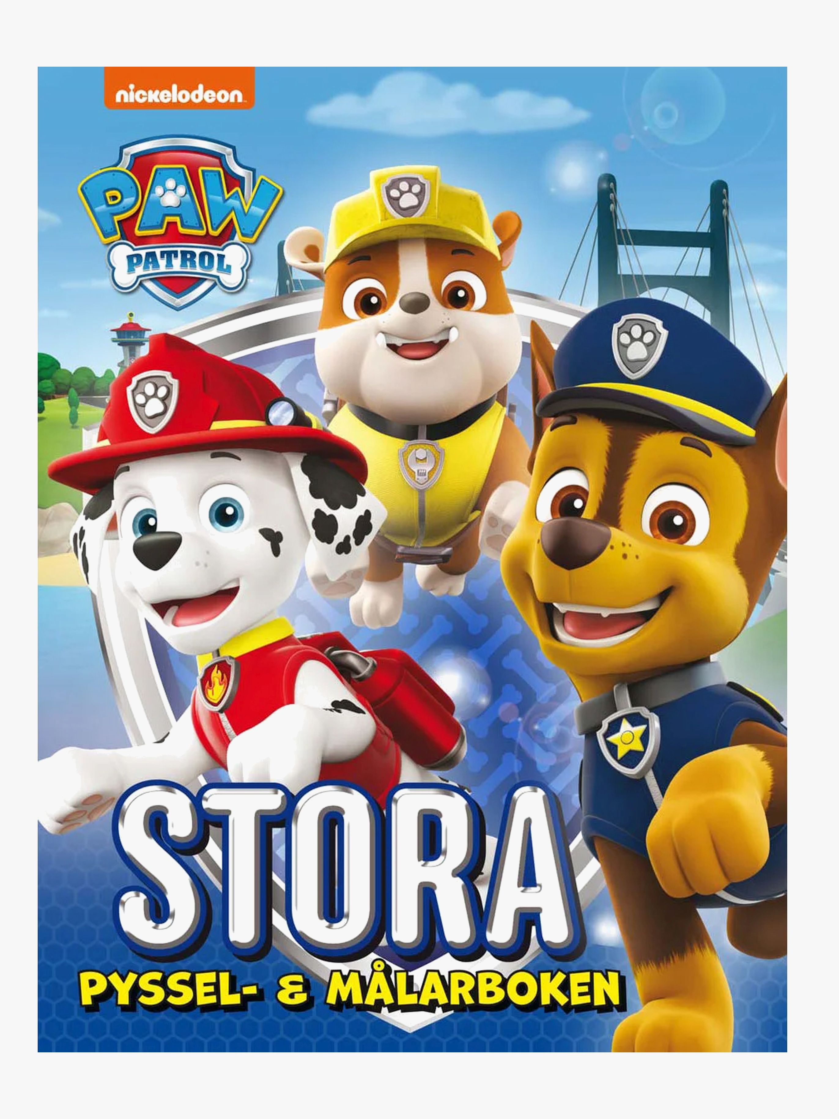 Paw Patrol Stora Pyssel &  Målarboken