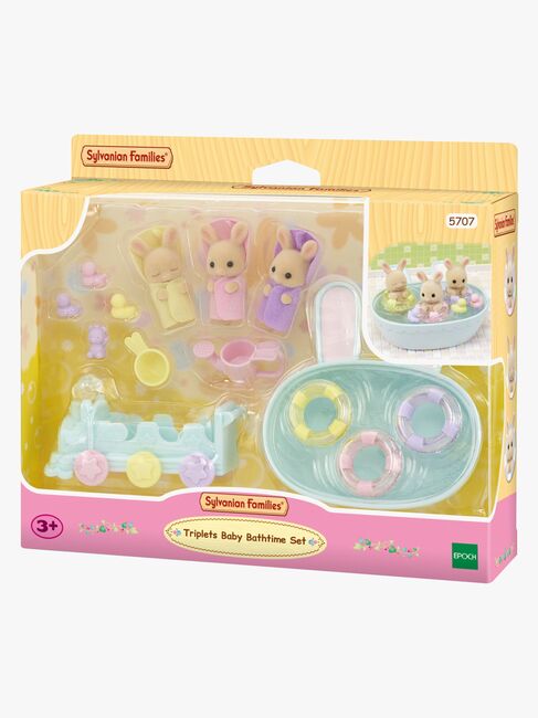 Sylvanian Families Dockhustillbehör Triplets Baby Bathtime Set