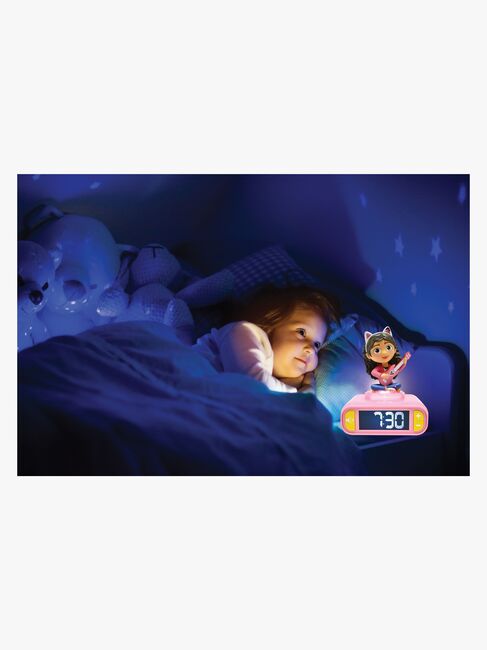 Gabby's Dollhouse Väckarklocka med Nattlampa 3D Design & Ljudeffekter