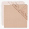 Jollein Dra-på-lakan 2-Pack 40x80, Blush/Wild Rose