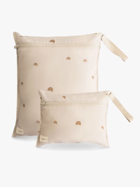 Mushie  Vattentät Wet Bag 2-Pack, Rainbow