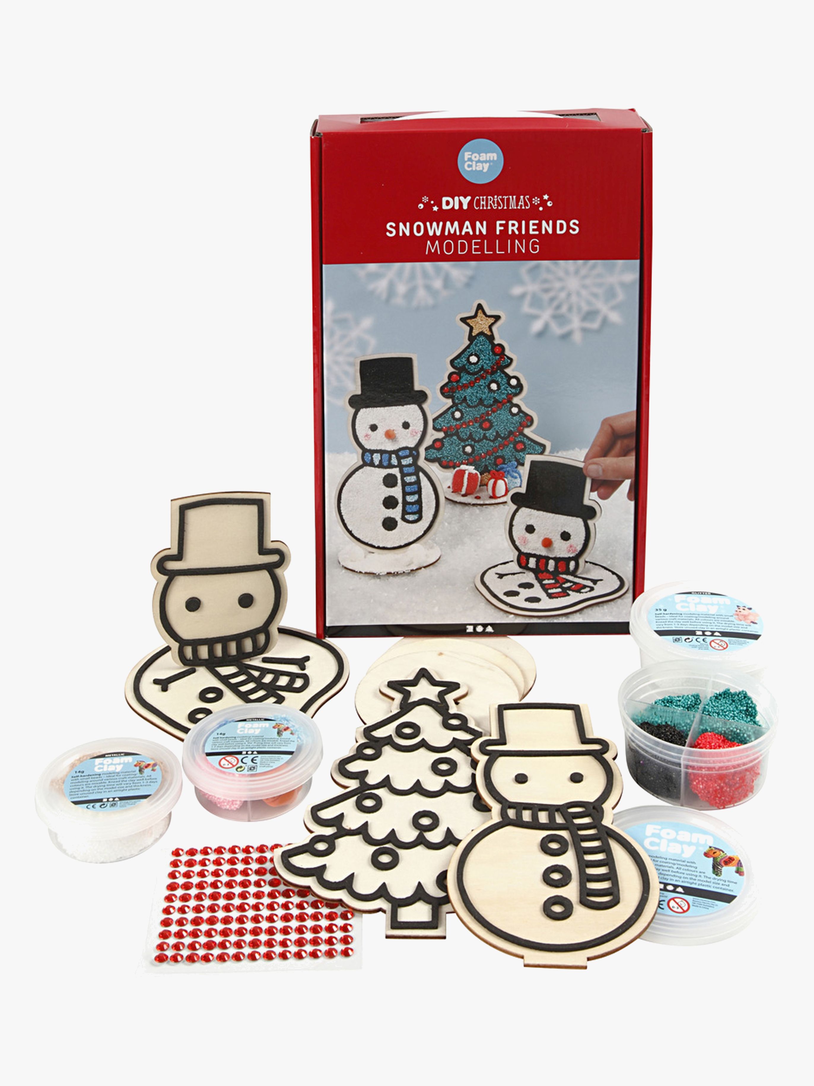 Creativ Company Pysselset Snögubbe och Julgran