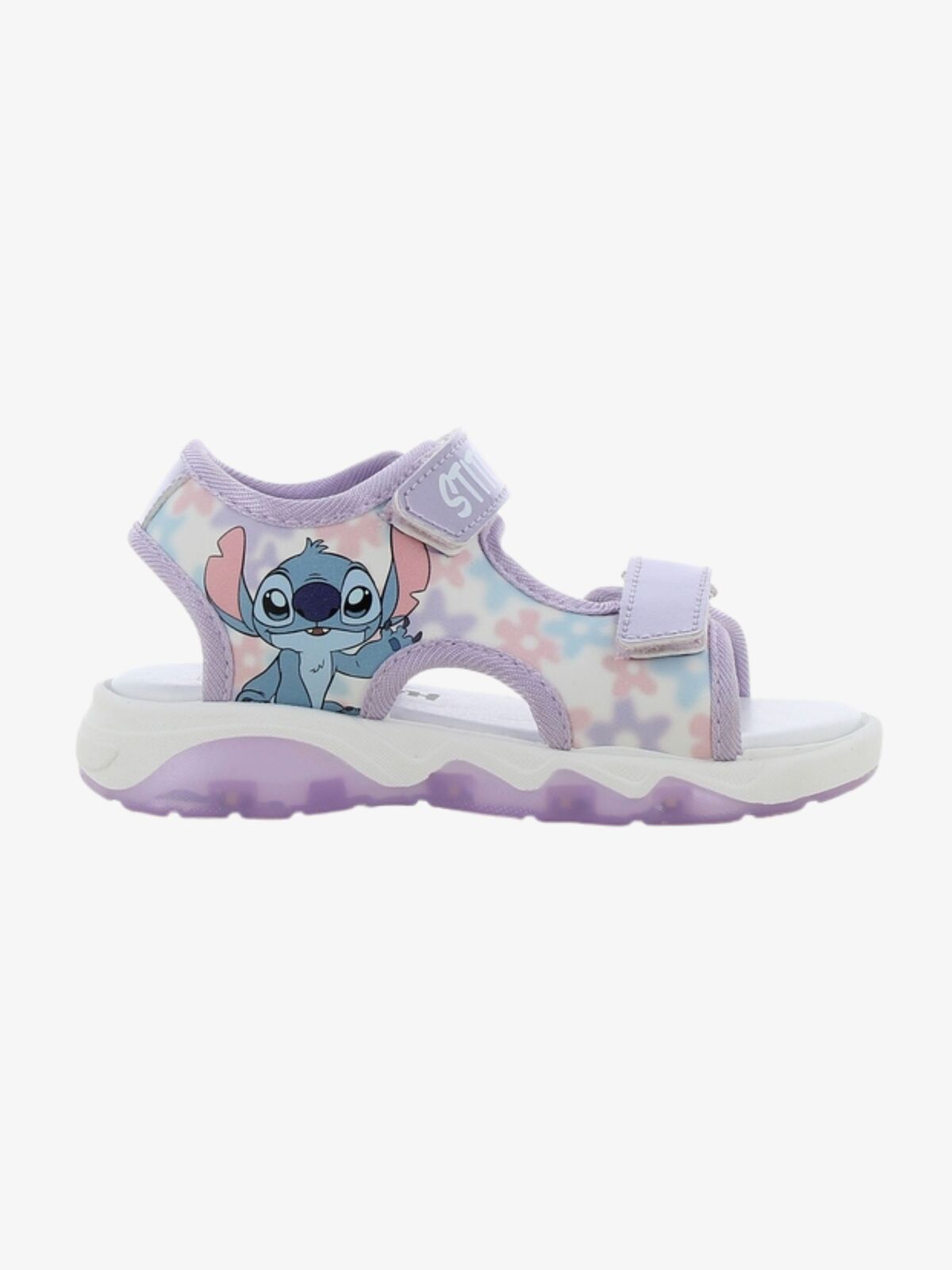 Disney Stitch Blinkande Sandaler, Lilac/White
