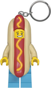 LEGO Iconic Hot Dog Man Nyckelring med LED-lampa