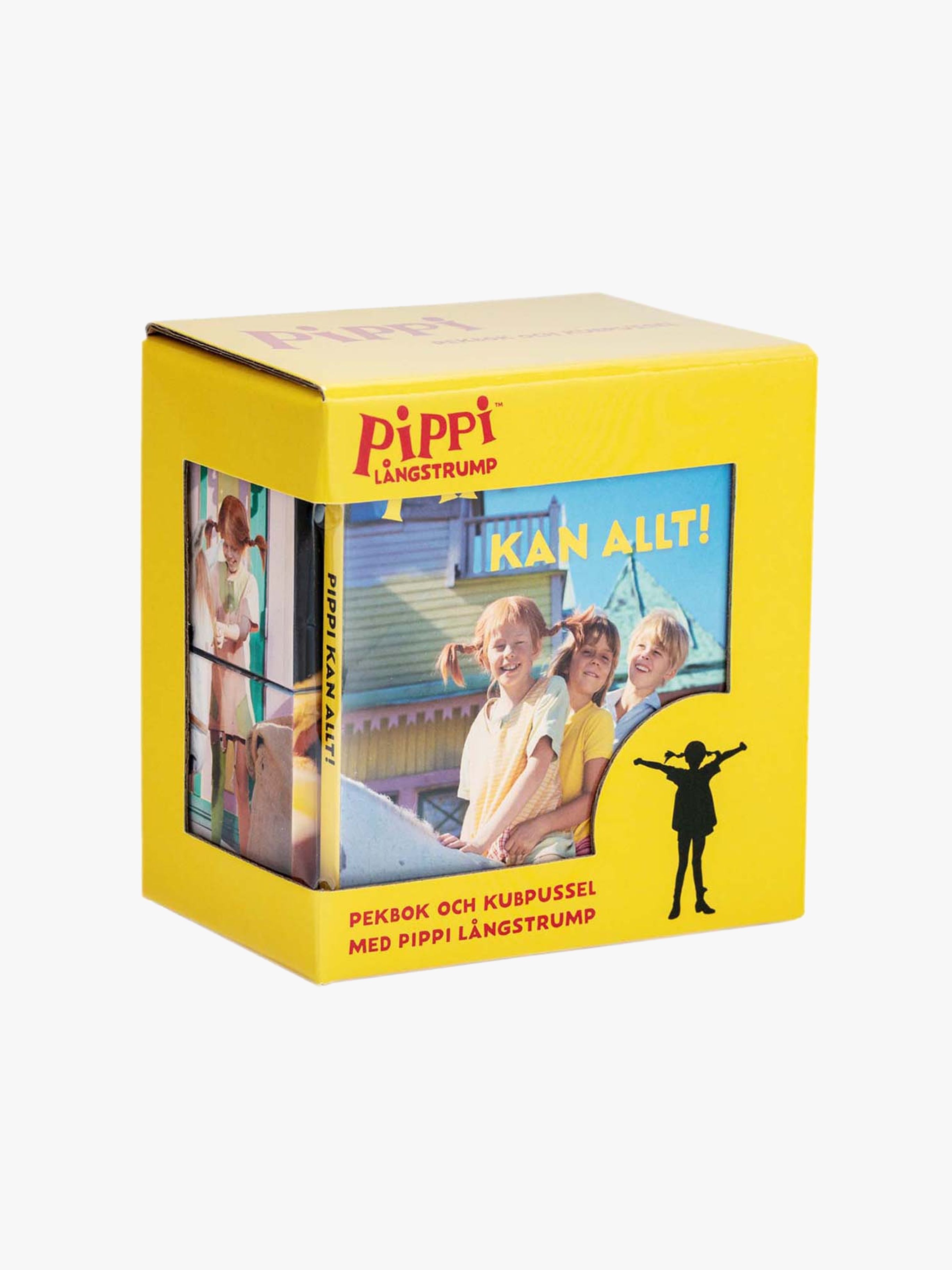 Rabén &  Sjögren Pippi Långstrump Här kommer Pippi: Bok och kubpussel