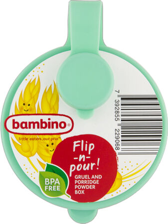 Bambino Flip-n-pour! Pulverdoserare, Mint Grön