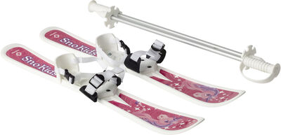 Hamax Snow Kids Barnskidor + Stavar, Rosa