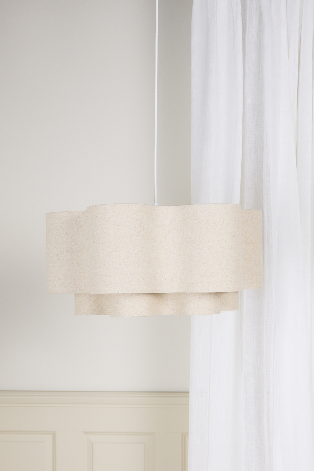 Alice & Fox Bloom Lampskärm, Beige Linen