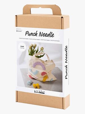 Creativ Company Pysselset Broderi Tygkasse med Pastellfärger