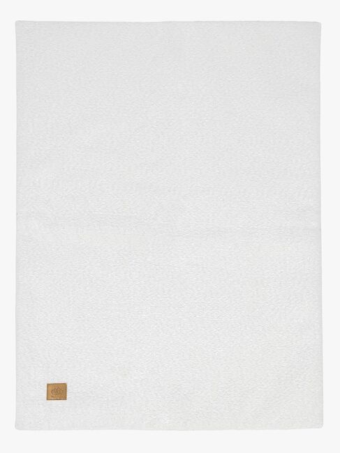 MeowBaby Boucle Babyfilt Summer, White