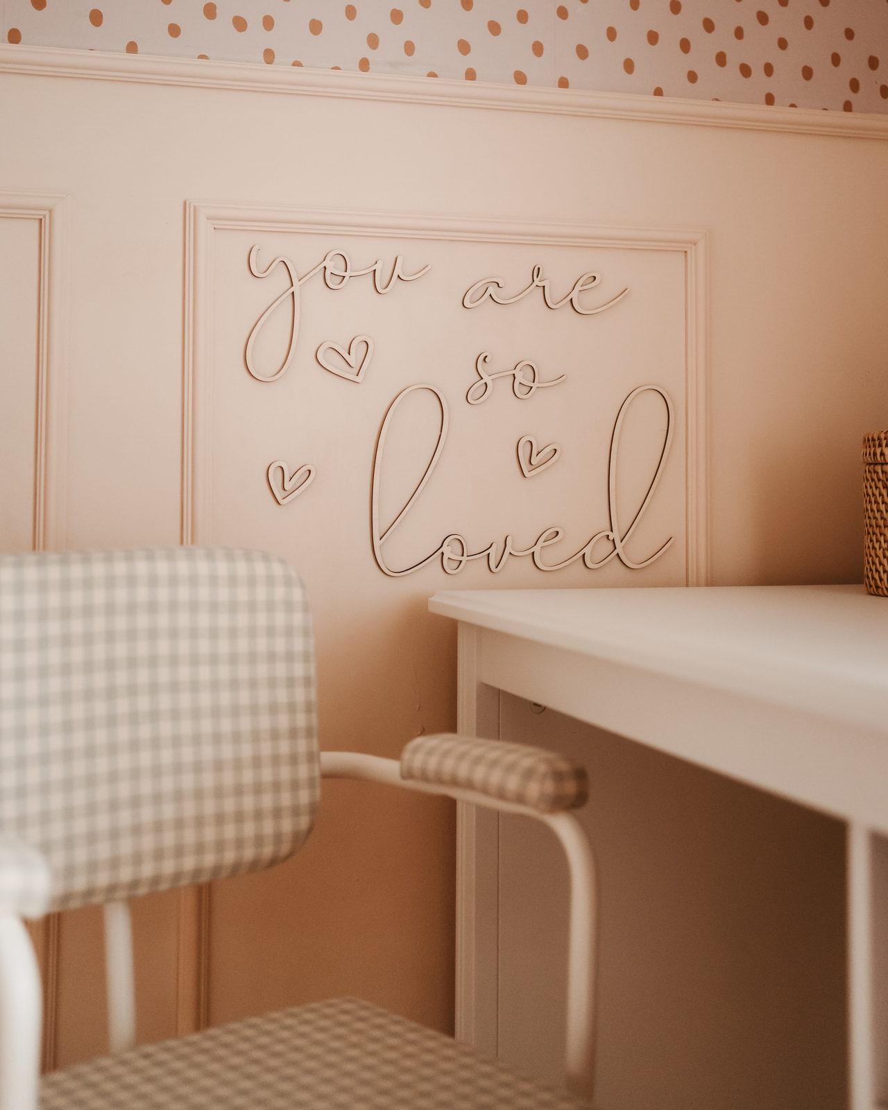 lis wycina You Are So Loved Väggdekoration
