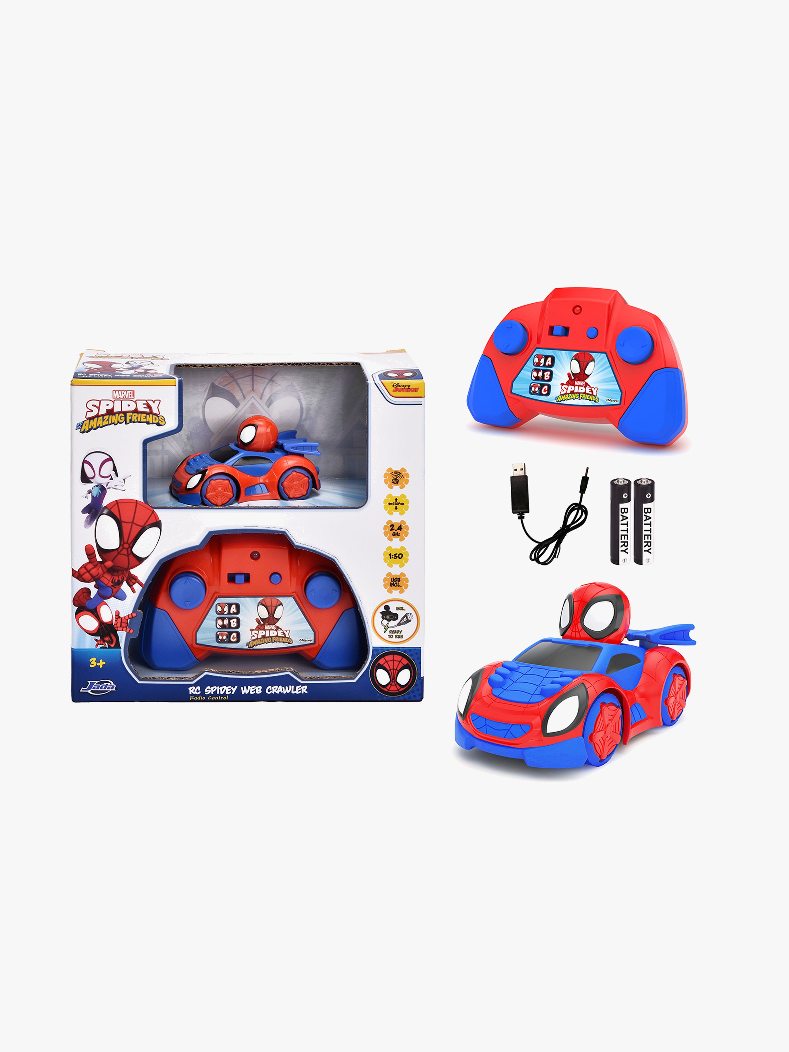 Spidey And His Amazing Friends Radiostyrd Bil Web-Crawler 1:50
