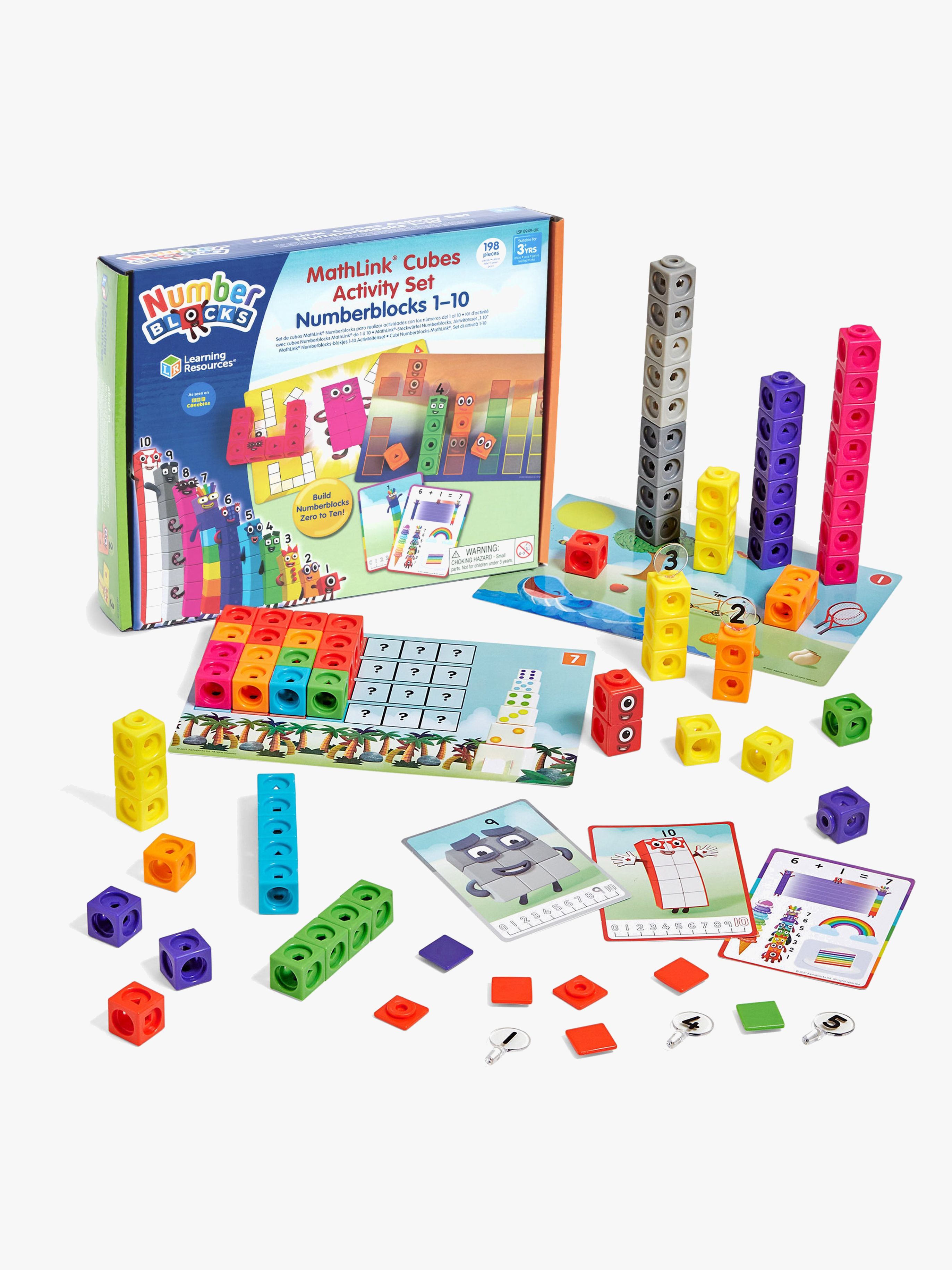 Learning Resources MathLink Numberblocks Matematikset 1-10 Kuber