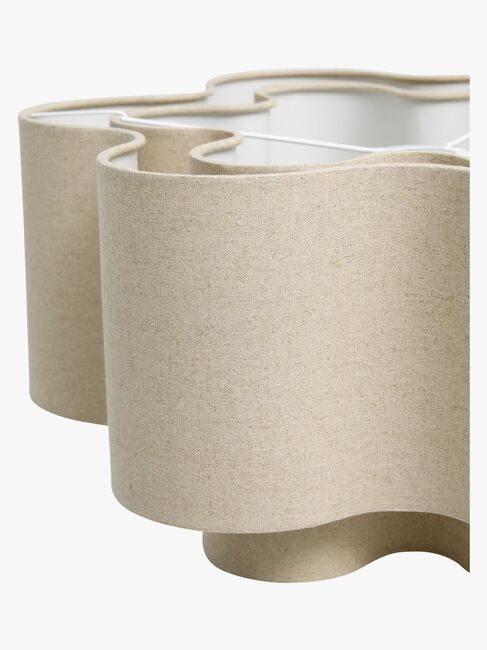 Alice & Fox Bloom Lampskärm, Beige Linen