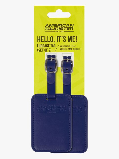 American Tourister Bagagetag 2-Pack, Dark Blue