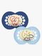 MAM Orginal Night Nappar Silikon 2-Pack 16-36m, Blå