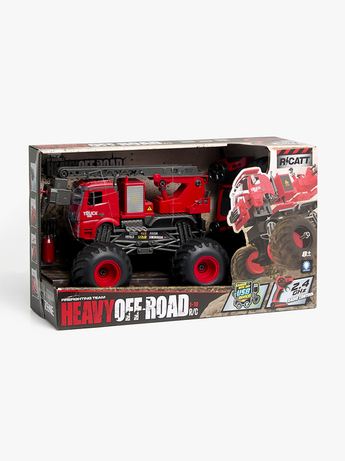 Alex's Garage Radiostyrd Heavy Off-Road Fordon, Röd