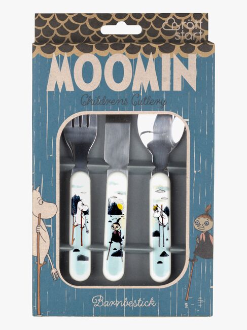 Mumin Kobbar & Skär Barnbestick, Grå