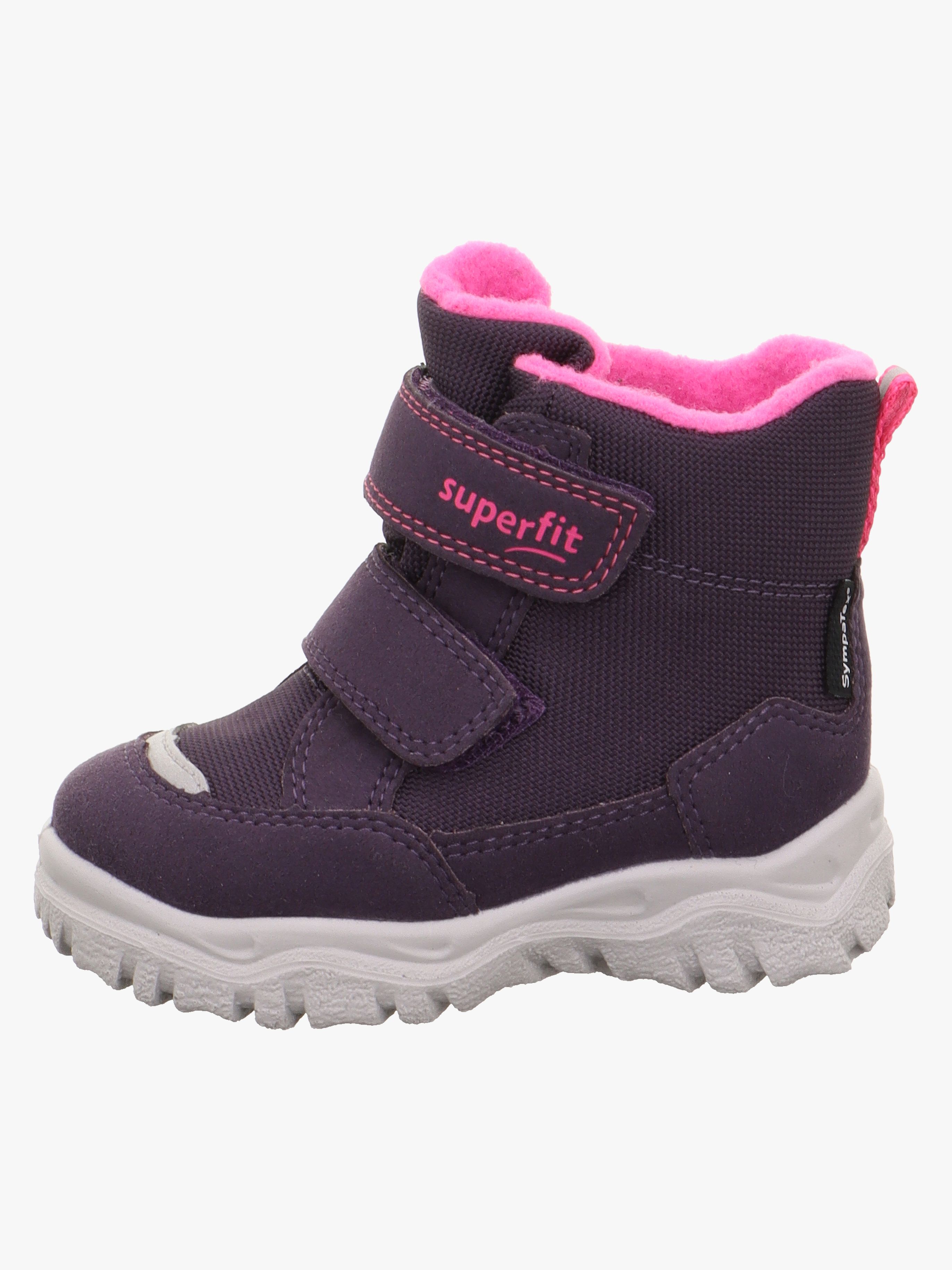 Superfit Husky1 Vinterkängor, Dark Purple/Pink, 22