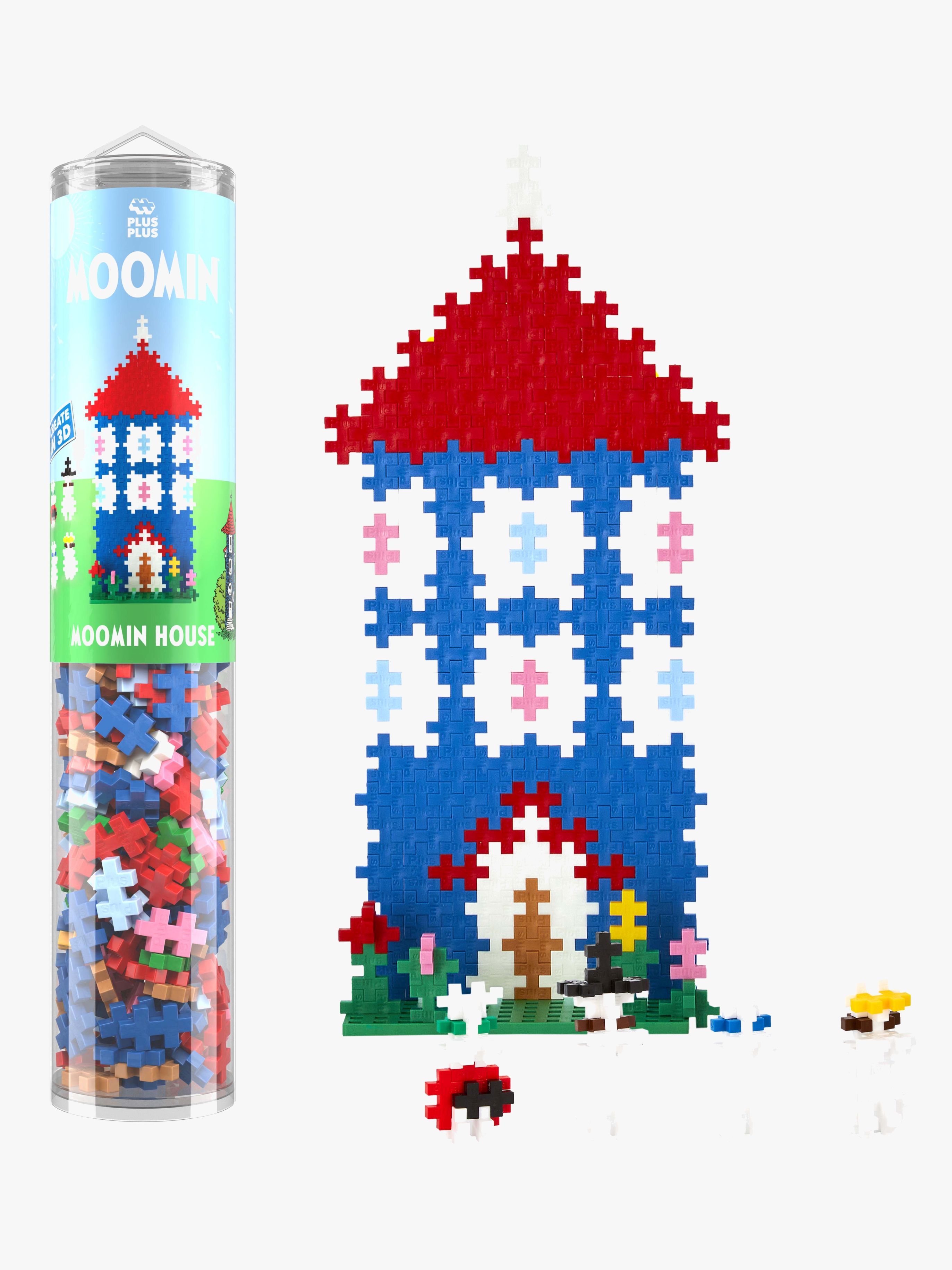 Plus Plus Mumin Tube Muminhuset Byggset 275 Delar