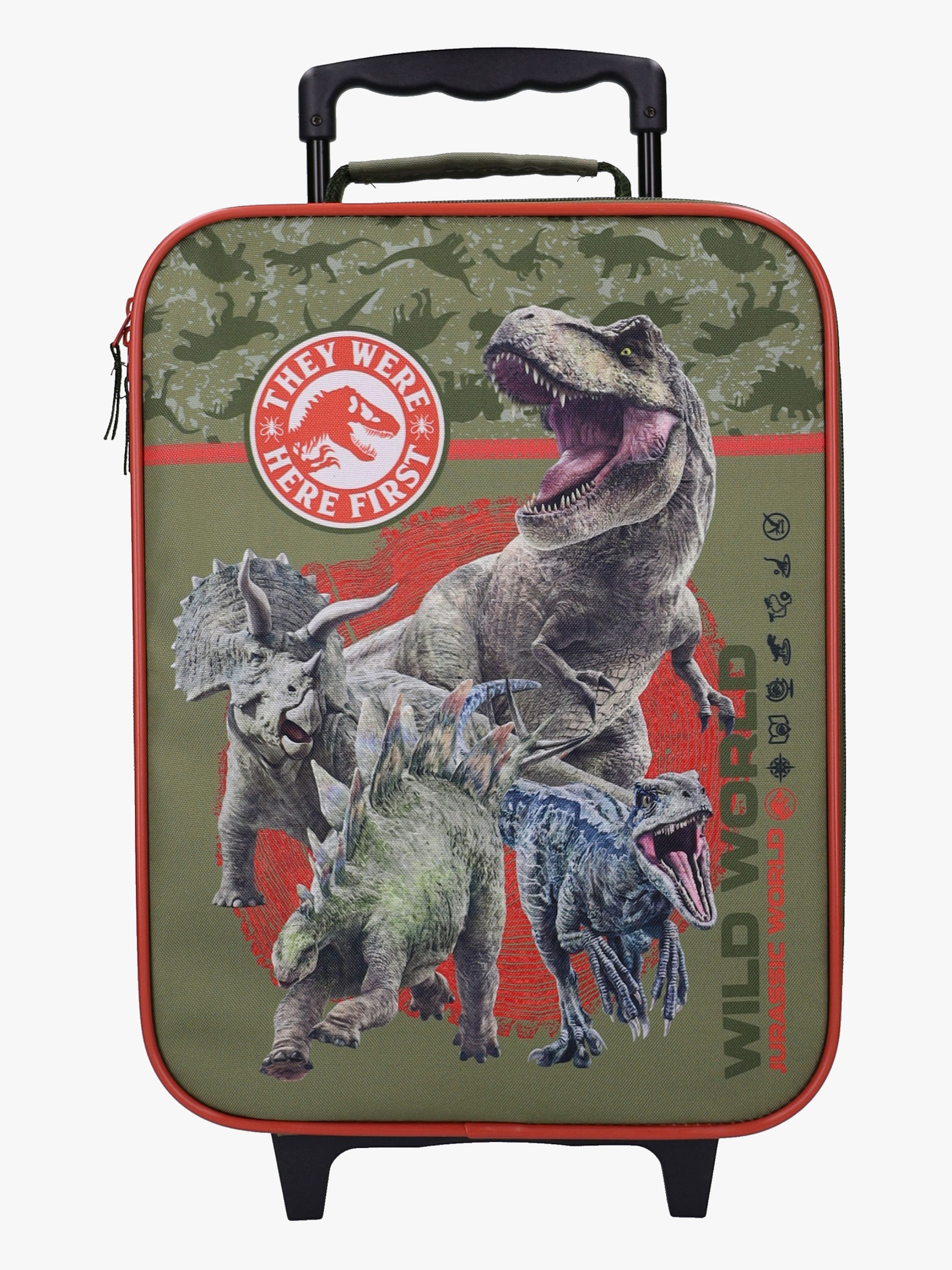Jurassic World Made To Roll Resväska, Grön