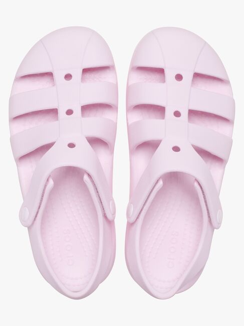 Crocs Classic Fisherman Kids Tofflor, Pink Milk