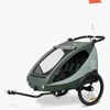 Hauck Dryk Duo Plus Cykelvagn, Dark Green