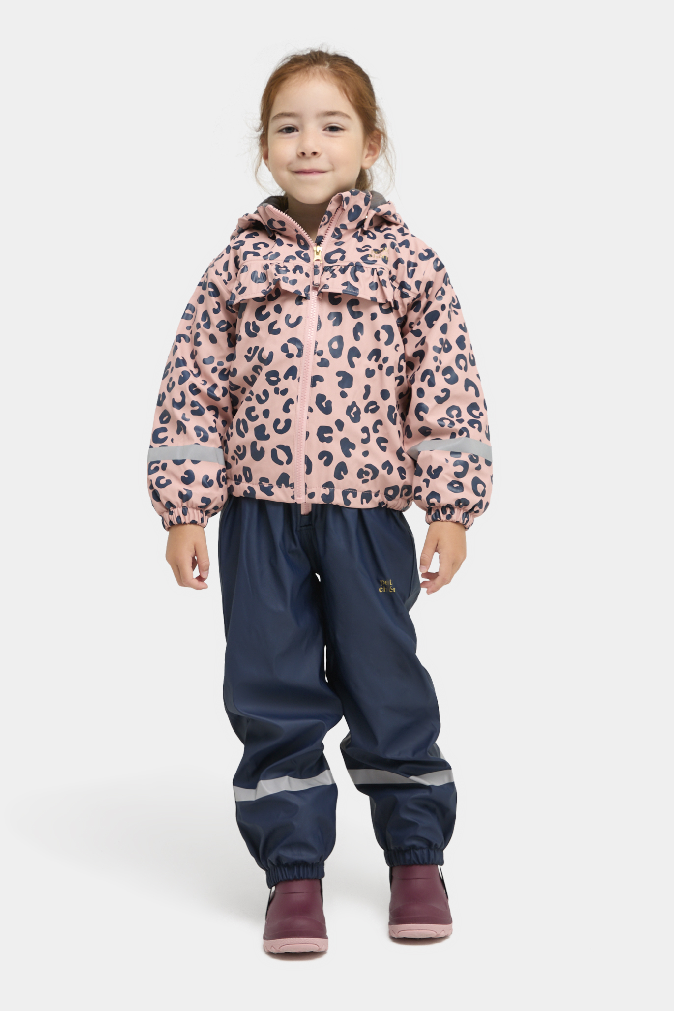 Petite Chérie Atelier Aline Fodrat Regnställ Leo Mellow Rose 100