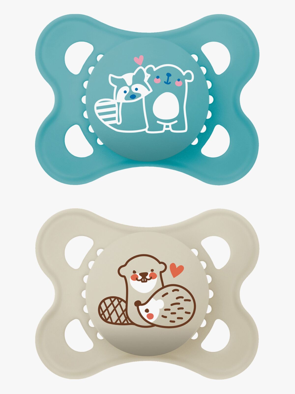 MAM Original Naturgummi Nappar 0-6m, Blå