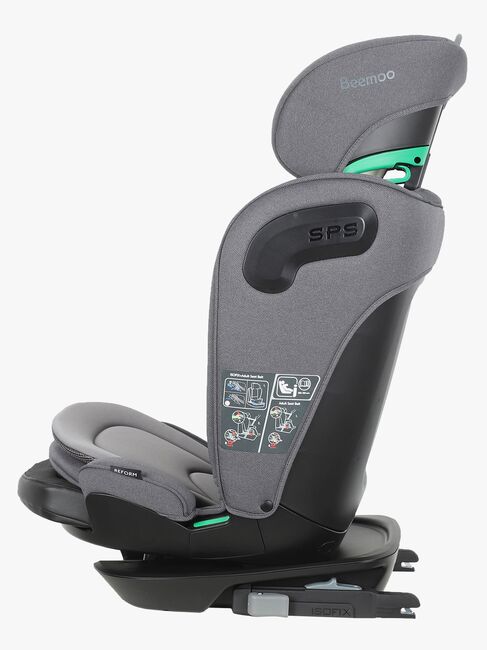 Beemoo Reform ISOFIX Bältesstol, Mineral Grey