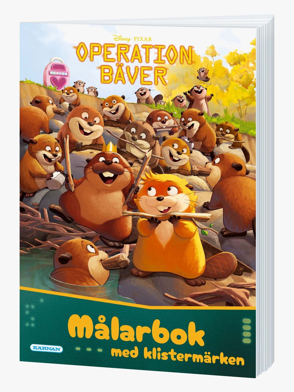 Egmont Kärnan Målarbok Operation Bäver