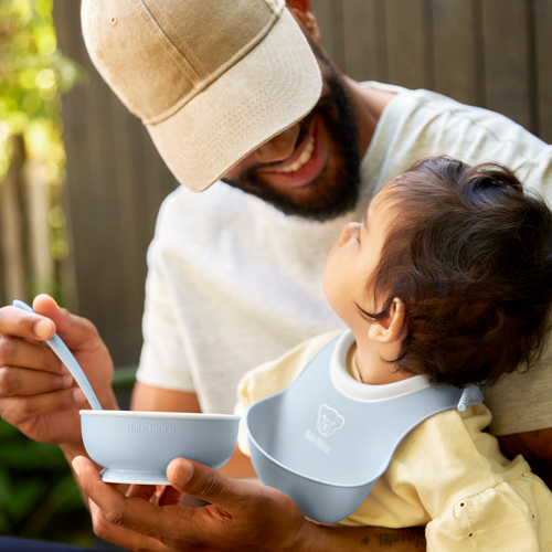 BabyBjörn Matset 3-delar, Blekblå
