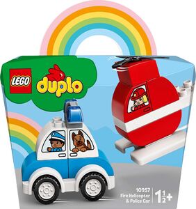 LEGO DUPLO Mina första 10957 Brandhelikopter och polisbil