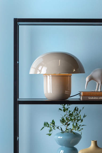 PresentTime Fat Mushroom Bordslampa, Warm Grey