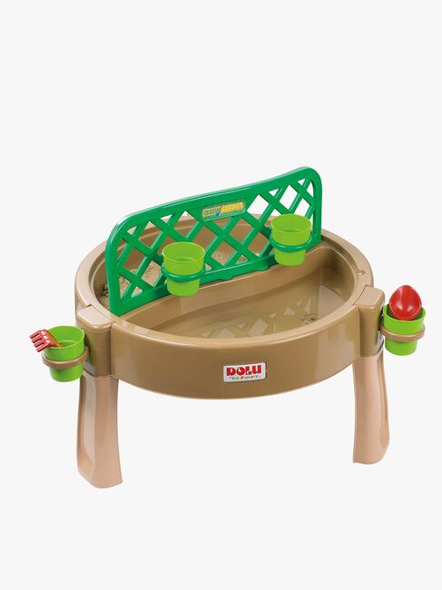 Dolu Gardening, Sand, Water, Creativity 4-i-1 Lekbord, Brun